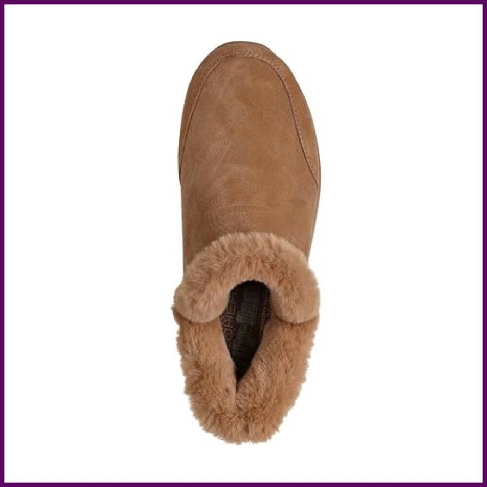 Hands-Free Slip-On Booties with Memory Foam, Sued… - image 4